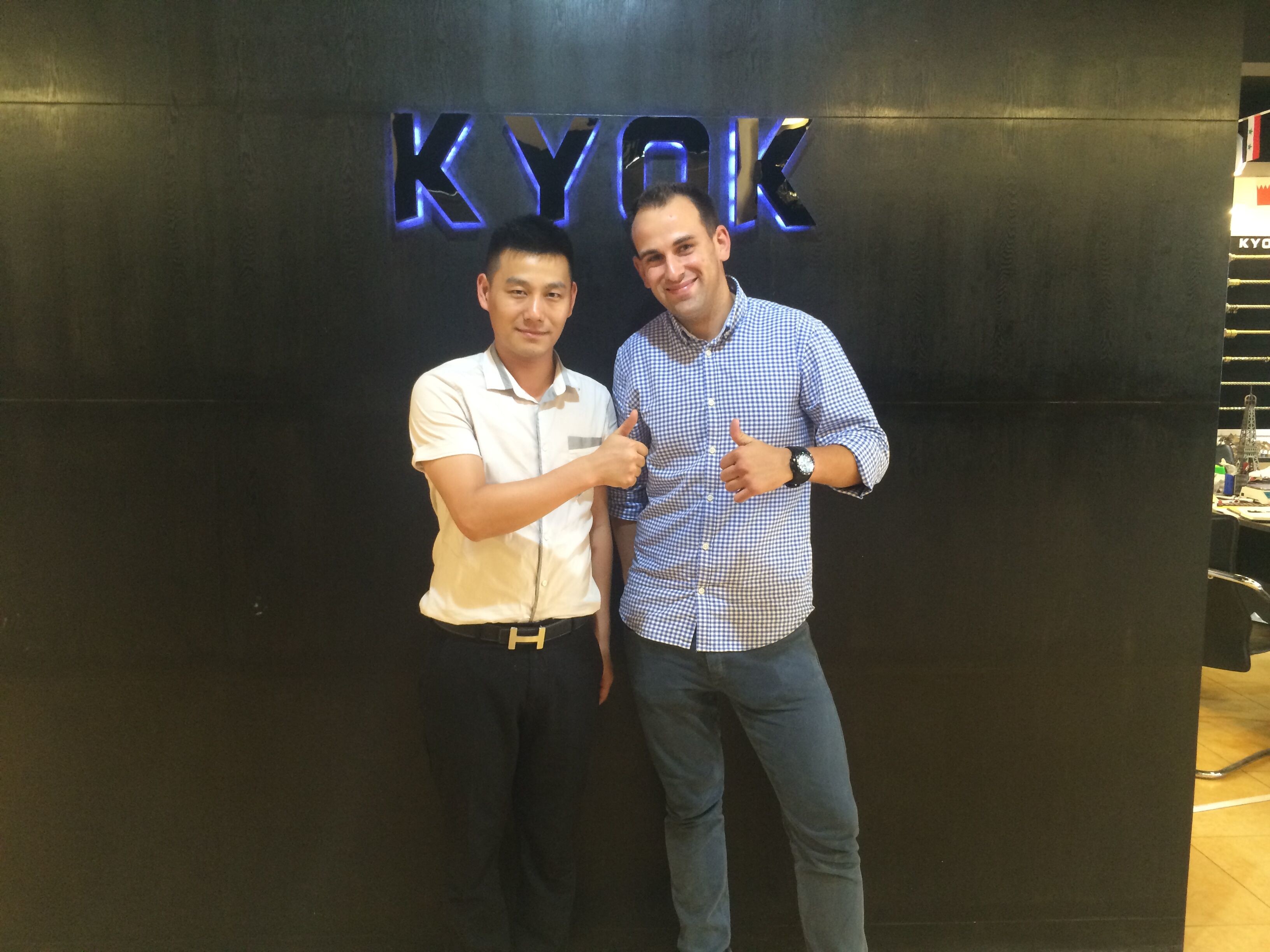 mais recente caso da empresa sobre O cliente espanhol visitou KYOK